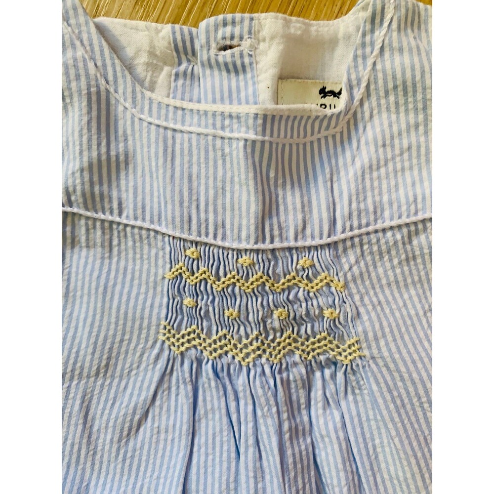 CYRILLUS Dress front embroidery 6M